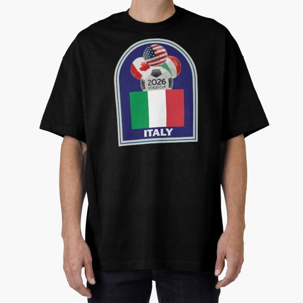 Italy 2026 Soccer T-shirt Classic T-Shirt Make Your Look Match Match Day Hype around FIFA World Cup 2026 Group Stage, Cristiano Ronaldo, Brazil, Portugal and Argentina, Soccer Culture, Superstar Moments, National Team Dreams and Competitive Fire;