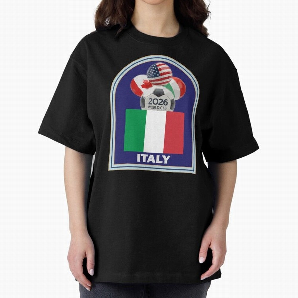 Italy 2026 Soccer T-shirt Classic T-Shirt Make Your Look Match Match Day Hype around FIFA World Cup 2026 Group Stage, Cristiano Ronaldo, Brazil, Portugal and Argentina, Soccer Culture, Superstar Moments, National Team Dreams and Competitive Fire;