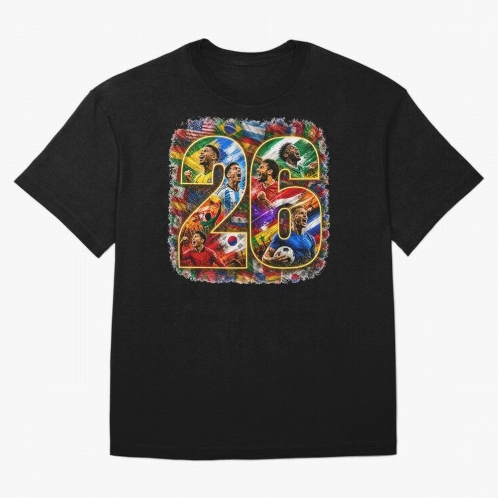 International Global Flags Soccer Football Classic T-Shirt Bring Match Day Fire to the FIFA World Cup 2026 Group Stage Journey through Mbappe and Neymar Highlights, Germany Pride, Global Supporter Spirit, Legendary Goals, National Colors and