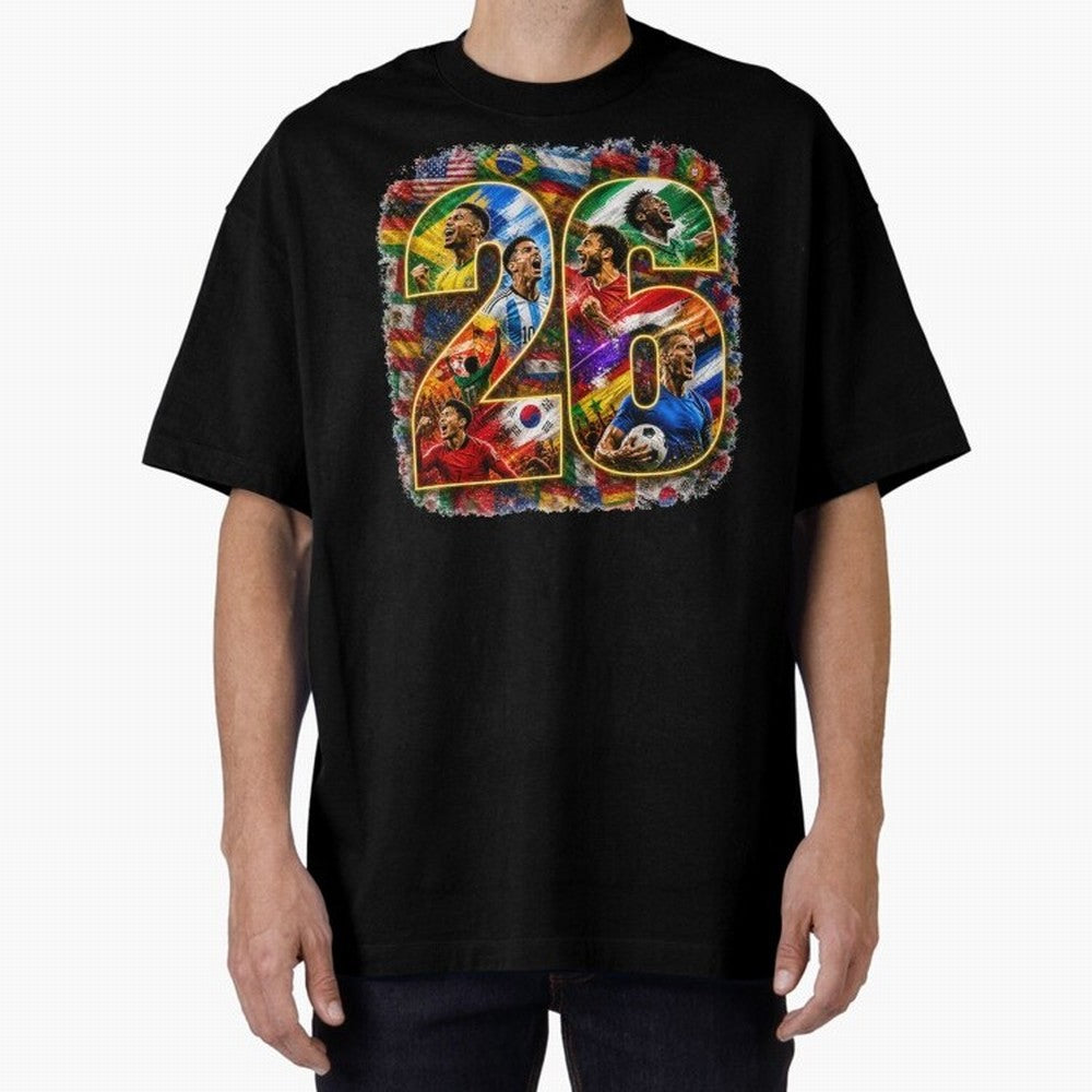 International Global Flags Soccer Football Classic T-Shirt Bring Match Day Fire to the FIFA World Cup 2026 Group Stage Journey through Mbappe and Neymar Highlights, Germany Pride, Global Supporter Spirit, Legendary Goals, National Colors and