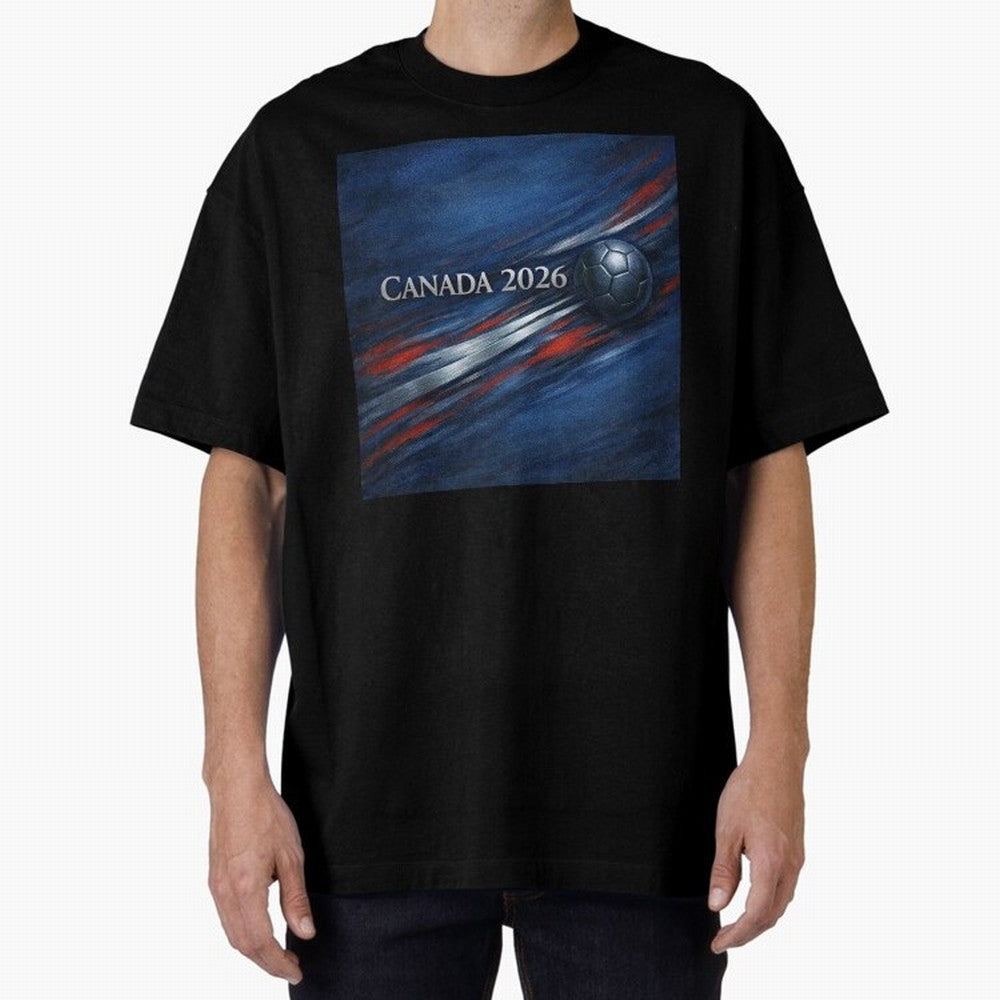 Canada 2026 Soccer Splash Classic T-Shirt Experience the Global Stage of FIFA World Cup 2026 USA Canada Mexico Capturing Messi and Cristiano Ronaldo, Brazil, Portugal and Argentina Energy, Fan Favorite Moments, National Team Passion, Big Match