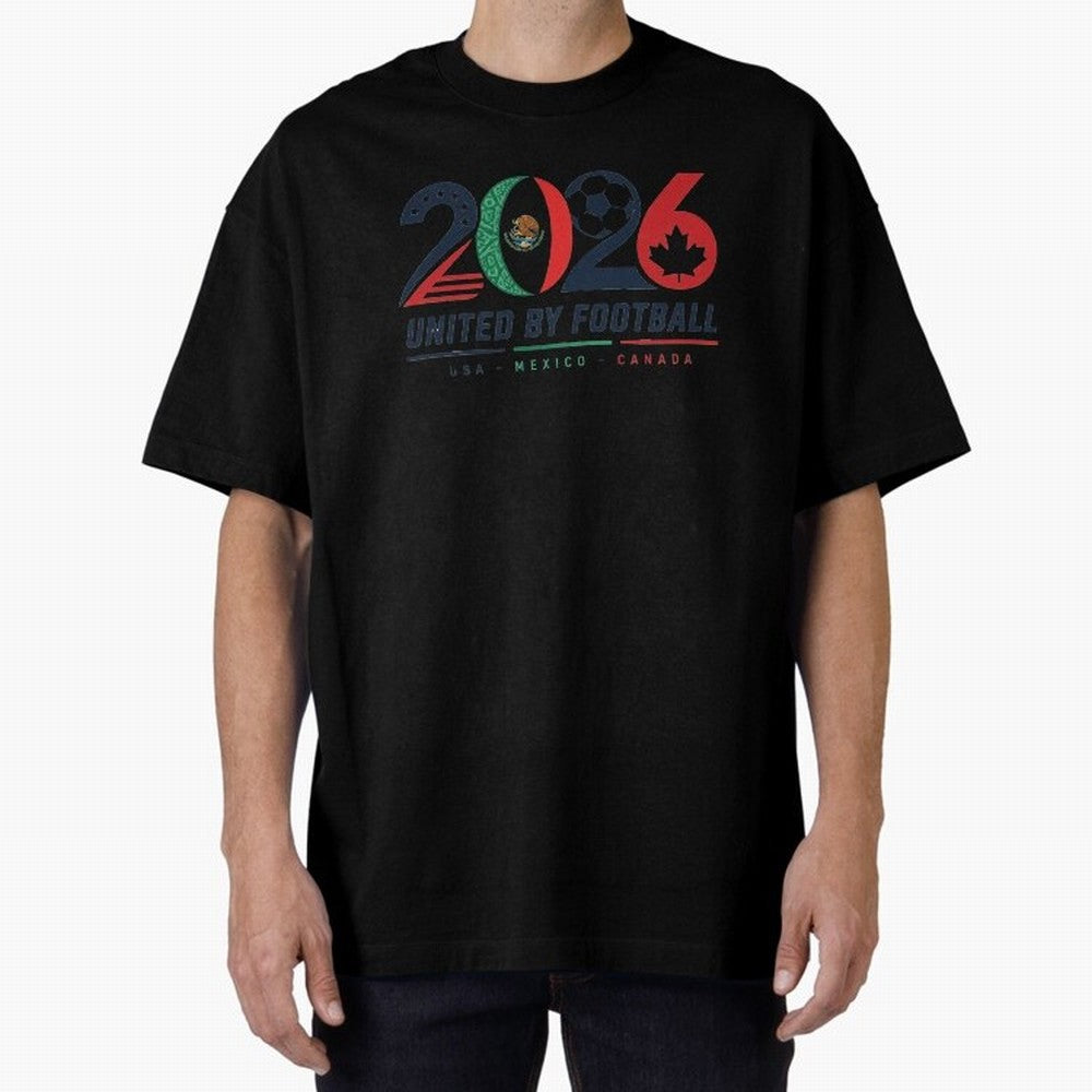 United by Football 2026 Soccer Design Classic T-Shirt Enjoy the Biggest Football Party of Global Football Passion for FIFA World Cup 2026 USA Canada Mexico, Celebrating Neymar, Haaland and Cristiano Ronaldo, France, Champion Mindset, Group Stage