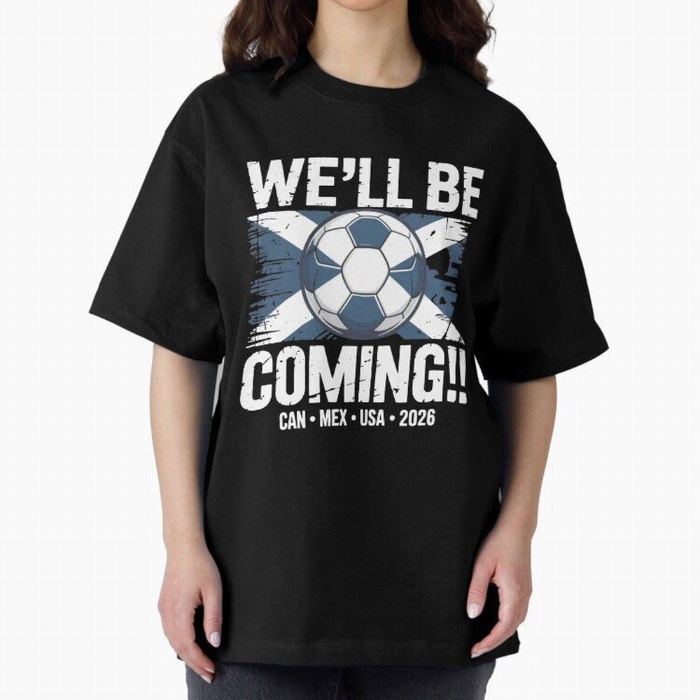Scotland 2026 Football Qualification National Pride Classic T-Shirt Show Match Day Excitement for FIFA World Cup 2026 Group Stage for Fans of Messi, Neymar and Mbappe and Brazil, Portugal and Argentina, Bringing Football History, Final Match
