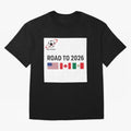 Road to World Cup 2026 Football Journey Classic T-Shirt Show Fan Pride Across FIFA World Cup 2026 USA Canada Mexico Made for CR7, Netherlands Energy, Championship Spirit, Famous Goals, Roaring Crowds and International Football Unity; Built for