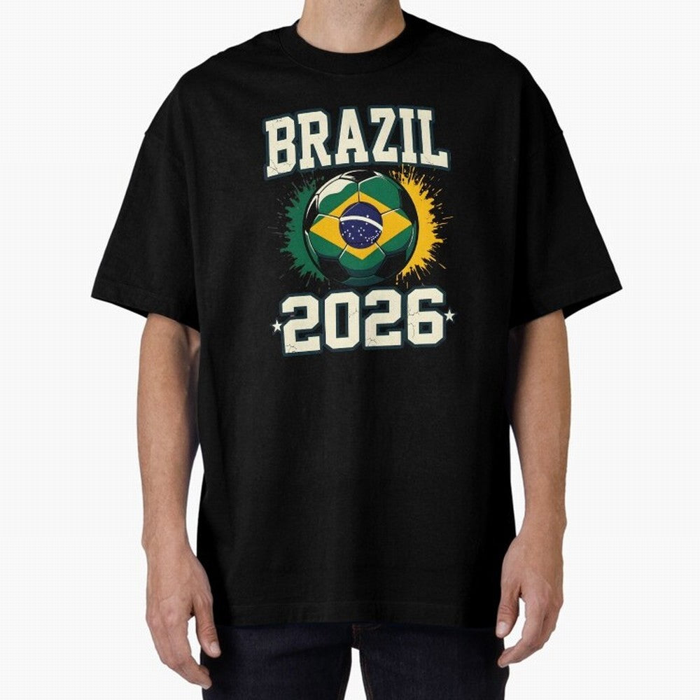 Brazil Soccer Football 2026 Classic T-Shirt Feel the Trophy Chase of the FIFA World Cup 2026 Group Stage Journey through Messi Highlights, Brazil Pride, Game Day Rituals, Football Legends, Country Pride and the Road to the Final; Perfect for Fans,