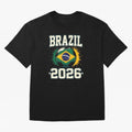 Brazil Soccer Football 2026 Classic T-Shirt Feel the Trophy Chase of the FIFA World Cup 2026 Group Stage Journey through Messi Highlights, Brazil Pride, Game Day Rituals, Football Legends, Country Pride and the Road to the Final; Perfect for Fans,