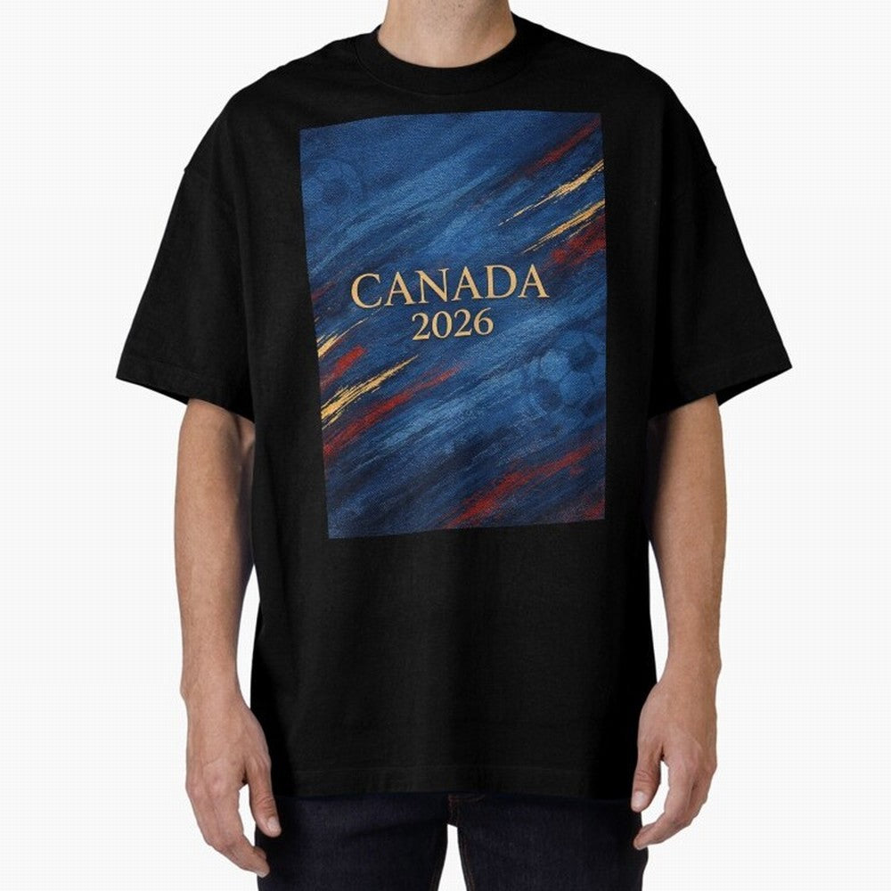 Elegant and Luxury Canada 2026 Soccer Theme Classic T-Shirt Relive Legendary Nights from the FIFA World Cup 2026 Group Stage Journey through Messi, Neymar and Mbappe Highlights, Argentina Pride, Classic Soccer Heritage, Championship Pressure, Fan