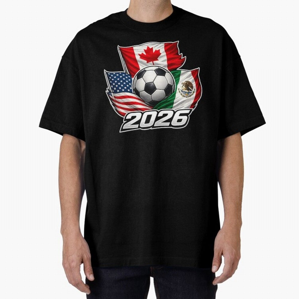 Soccer 2026 USA Canada Mexico ¨C World Football Flags Classic T-Shirt Represent the FIFA World Cup 2026 USA Canada Mexico Journey through Messi Highlights, Netherlands Pride, Retro Football Energy, Iconic Rivalries, Trophy Chase Drama and Stadium