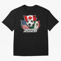Soccer 2026 USA Canada Mexico ¨C World Football Flags Classic T-Shirt Represent the FIFA World Cup 2026 USA Canada Mexico Journey through Messi Highlights, Netherlands Pride, Retro Football Energy, Iconic Rivalries, Trophy Chase Drama and Stadium