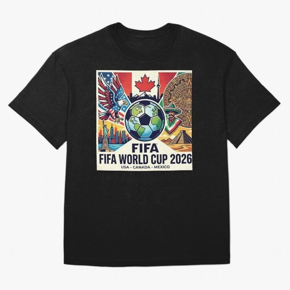 North America United Soccer 2026 Vintage Crest Classic T-Shirt Keep the Match Day Mood of FIFA World Cup 2026 USA Canada Mexico for Fans of Haaland and Brazil, Portugal and Argentina, Bringing Match Day Excitement, Supporter Culture, Golden Goals