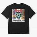 North America United Soccer 2026 Vintage Crest Classic T-Shirt Keep the Match Day Mood of FIFA World Cup 2026 USA Canada Mexico for Fans of Haaland and Brazil, Portugal and Argentina, Bringing Match Day Excitement, Supporter Culture, Golden Goals