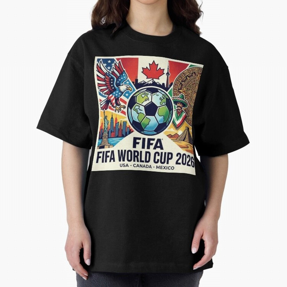North America United Soccer 2026 Vintage Crest Classic T-Shirt Keep the Match Day Mood of FIFA World Cup 2026 USA Canada Mexico for Fans of Haaland and Brazil, Portugal and Argentina, Bringing Match Day Excitement, Supporter Culture, Golden Goals