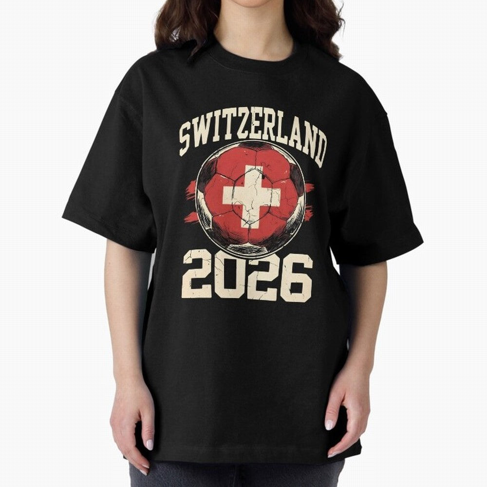 Switzerland 2026 World Cup Classic T-Shirt Show Championship Spirit for FIFA World Cup 2026 Group Stage Spirit, Made for Netherlands, CR7 and Messi, Champion Mindset, Group Stage Buzz, Knockout Tension and Passionate Fan Culture; Great for Watch