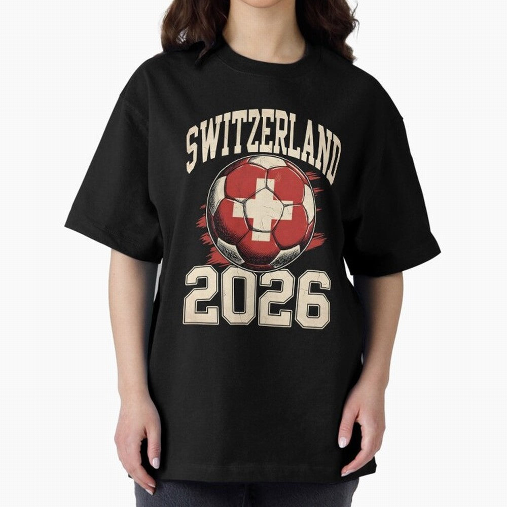 Switzerland 2026 World Cup Classic T-Shirt Celebrate Football Heritage in Global Football Passion for FIFA World Cup 2026 USA Canada Mexico, with Cristiano Ronaldo, Haaland and CR7, Spain, Worldwide Fan Energy, Dramatic Goals, Stadium Lights and