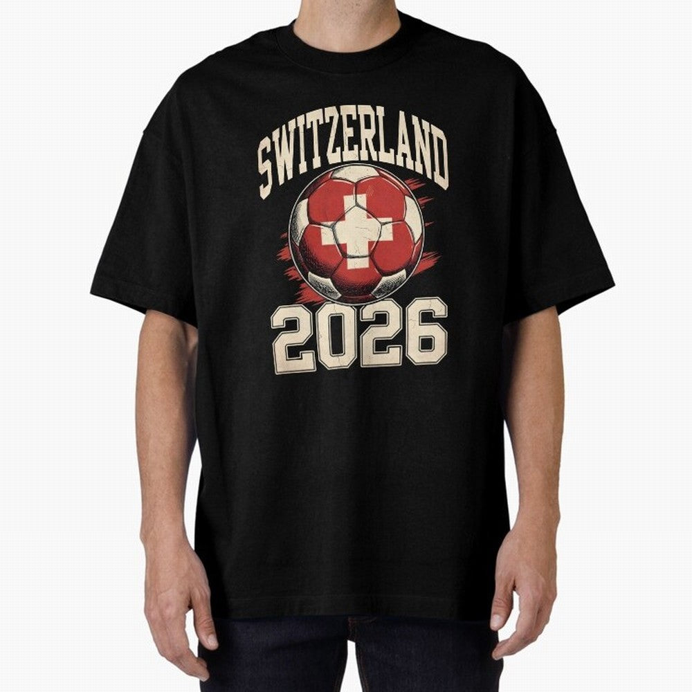 Switzerland 2026 World Cup Classic T-Shirt Celebrate Football Heritage in Global Football Passion for FIFA World Cup 2026 USA Canada Mexico, with Cristiano Ronaldo, Haaland and CR7, Spain, Worldwide Fan Energy, Dramatic Goals, Stadium Lights and