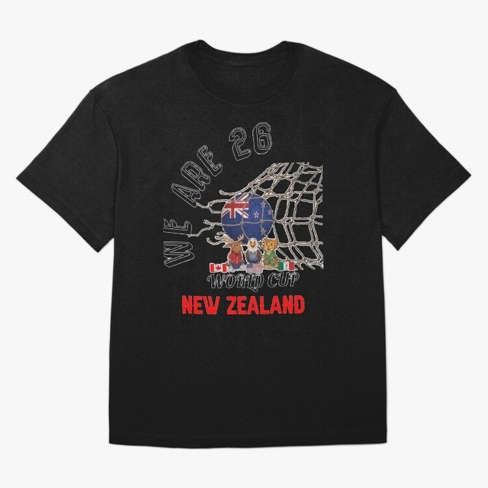 World cup 26 - New Zeland Classic T-Shirt Keep the Legacy of FIFA World Cup 2026 for Fans of Neymar, Haaland and Cristiano Ronaldo and England, Bringing Football Passion, Legendary Performances, Festival Vibes and Supporter Community; Perfect for