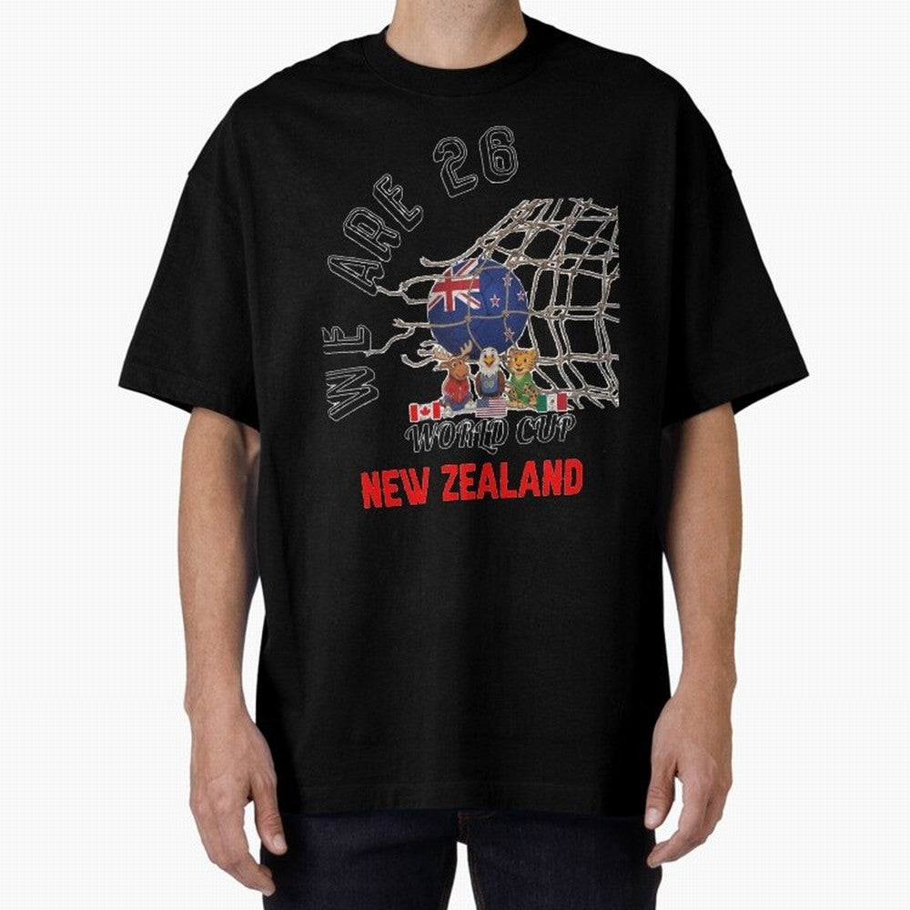 World cup 26 - New Zeland Classic T-Shirt Keep the Legacy of FIFA World Cup 2026 for Fans of Neymar, Haaland and Cristiano Ronaldo and England, Bringing Football Passion, Legendary Performances, Festival Vibes and Supporter Community; Perfect for