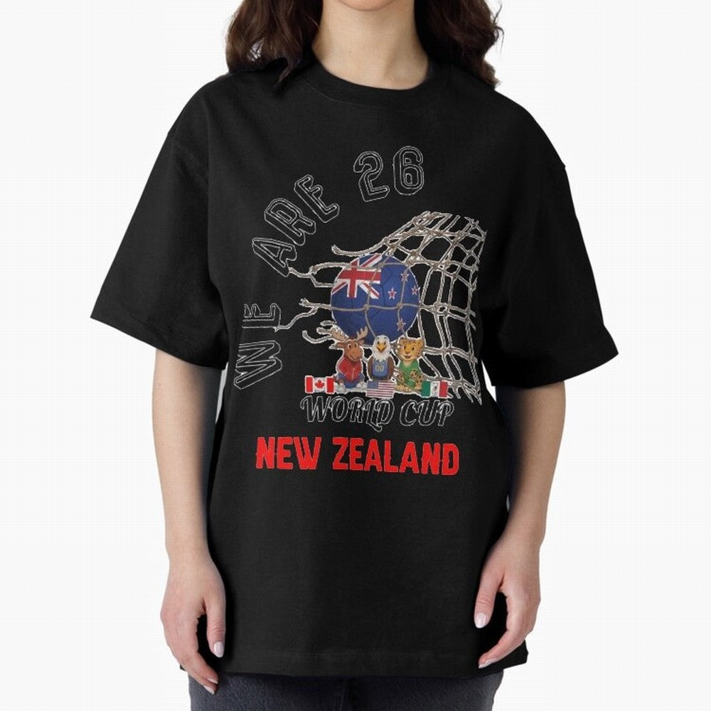 World cup 26 - New Zeland Classic T-Shirt Keep the Legacy of FIFA World Cup 2026 for Fans of Neymar, Haaland and Cristiano Ronaldo and England, Bringing Football Passion, Legendary Performances, Festival Vibes and Supporter Community; Perfect for