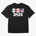 2026 World Cup North America Emblem Retro Classic T-Shirt Share FIFA World Cup 2026 Group Stage for Fans of Mbappe and Neymar and England, Bringing Worldwide Fan Energy, Dramatic Goals, Stadium Lights and Championship Celebrations; Great for Watch