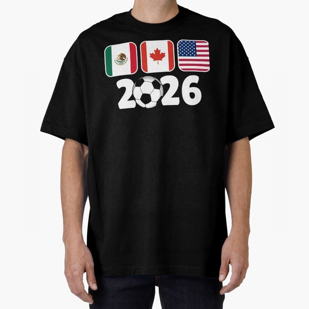 2026 World Cup North America Emblem Retro Classic T-Shirt Share FIFA World Cup 2026 Group Stage for Fans of Mbappe and Neymar and England, Bringing Worldwide Fan Energy, Dramatic Goals, Stadium Lights and Championship Celebrations; Great for Watch