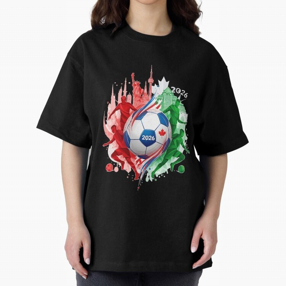 Internation Unity 2026 Classic T-Shirt Celebrate Classic Football Spirit in Global Football Passion for FIFA World Cup 2026, Inspired by Messi, CR7 and Mbappe, Brazil, Portugal and Argentina, Stadium Chants, National Pride, Trophy Dreams and