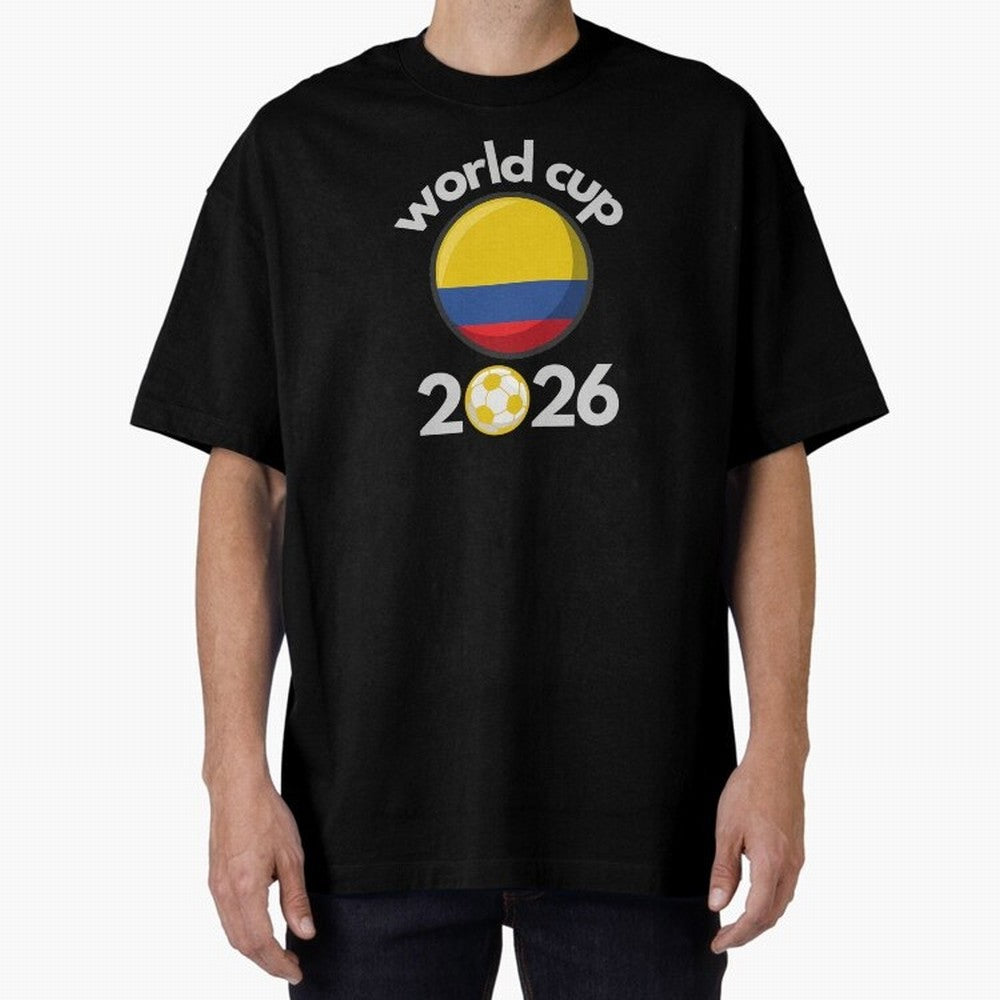 Columbia Flag World Cup 2026 Soccer Design ¨C Columbian Football Futbol Classic T-Shirt Support Your Favorite Stars during the FIFA World Cup 2026 USA Canada Mexico Journey through Haaland Highlights, Brazil Pride, Sports Nostalgia, International
