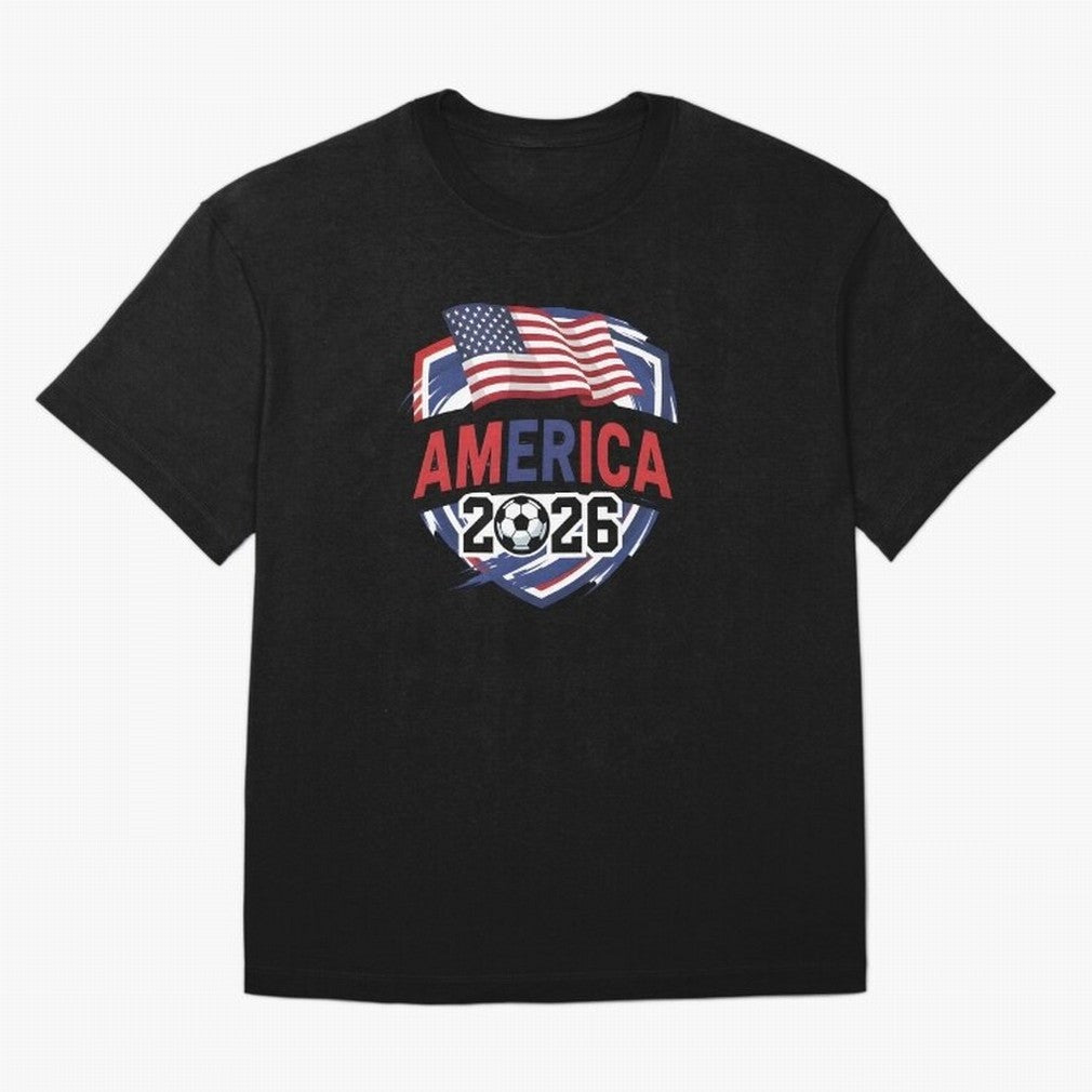 America World Cup 2026 ¨C USA Football Classic T-Shirt Get Ready for the FIFA World Cup 2026 USA Canada Mexico Journey through Cristiano Ronaldo, Haaland and CR7 Highlights, Spain Pride, Classic Soccer Heritage, Championship Pressure, Fan Loyalty