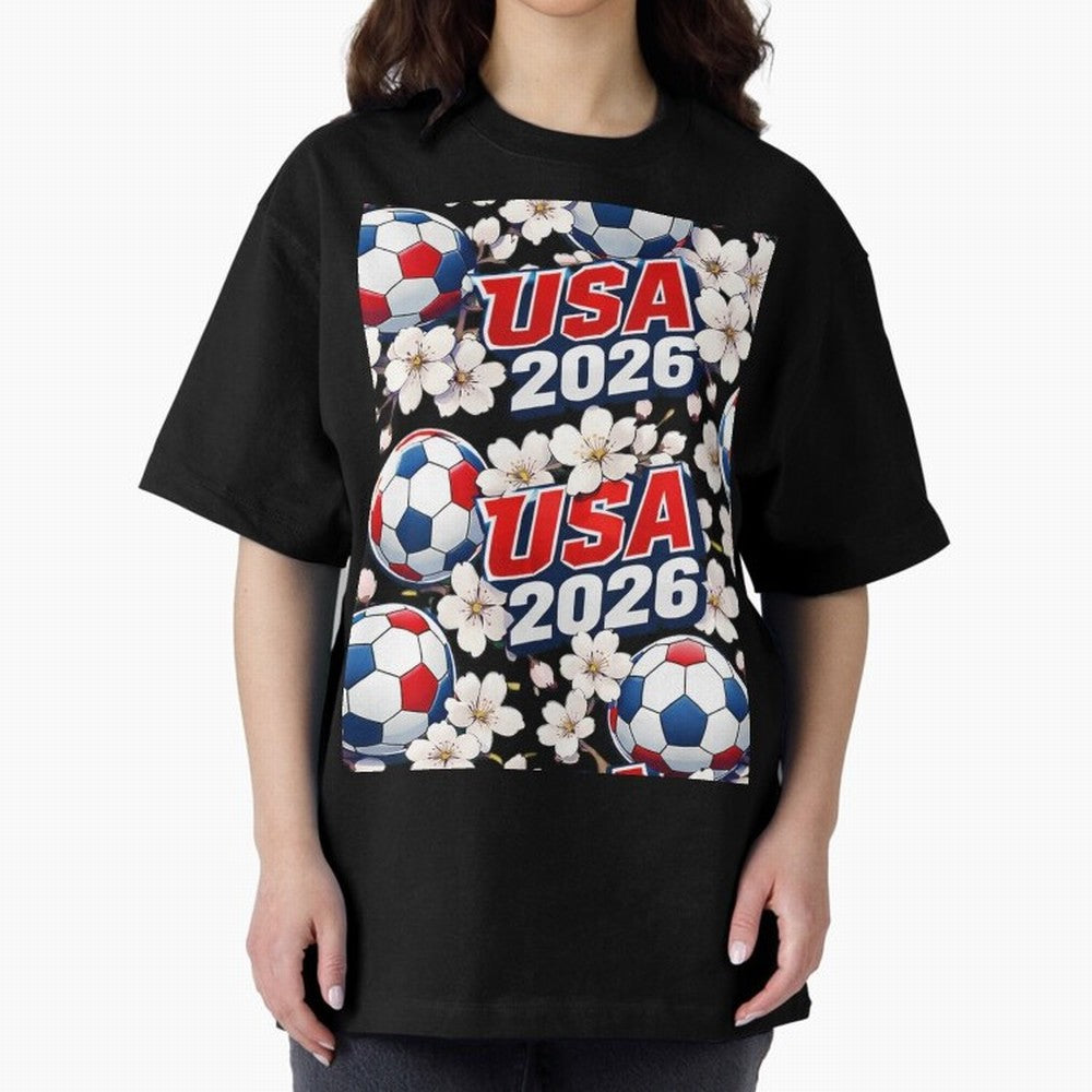 USA 2026 Soccer World Cup Pattern - Artistic Picasso Style Football Classic T-Shirt Bring World Football Passion into Global Football Passion for FIFA World Cup 2026 USA Canada Mexico, Centered on Mbappe and Neymar, Argentina, France and Brazil,