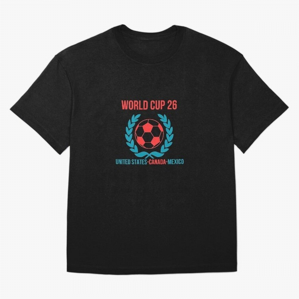 World Cup 2026 United States Canada Mexico Soccer Logo Classic T-Shirt Turn Every Weekend Toward Global Football Passion for FIFA World Cup 2026 Group Stage, with Mbappe, Spain and Netherlands, Stadium Chants, National Pride, Trophy Dreams and