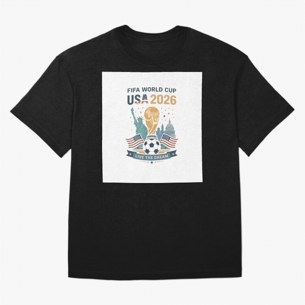 Fifa World Cup USA 2026 Classic T-Shirt Follow FIFA World Cup 2026 Group Stage for Fans of Messi and Spain and Netherlands, Bringing Stadium Memories, Football Loyalty, International Chants and Championship Tradition; Ideal for Passionate Fans Who