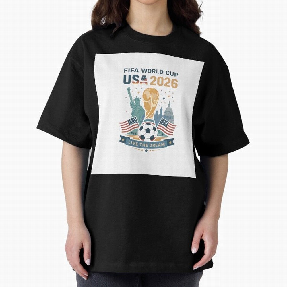 Fifa World Cup USA 2026 Classic T-Shirt Follow FIFA World Cup 2026 Group Stage for Fans of Messi and Spain and Netherlands, Bringing Stadium Memories, Football Loyalty, International Chants and Championship Tradition; Ideal for Passionate Fans Who