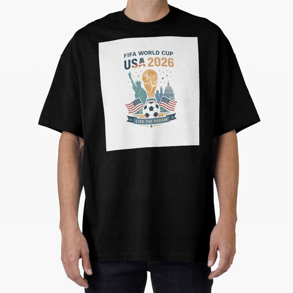 Fifa World Cup USA 2026 Classic T-Shirt Follow FIFA World Cup 2026 Group Stage for Fans of Messi and Spain and Netherlands, Bringing Stadium Memories, Football Loyalty, International Chants and Championship Tradition; Ideal for Passionate Fans Who