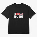 Glitched United 2026 Cup - North America Emblem Part 2 T-Shirt_82924673 Classic T-Shirt Honor Champions and Dreams in Match Day Hype around FIFA World Cup 2026 Group Stage, CR7 and Messi, Portugal, Spain and Germany, Stadium Chants, National Pride,