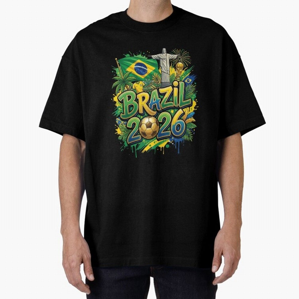 Brazil World Cup 2026 Football Legacy Classic T-Shirt Show Your Tournament Heart for the FIFA World Cup 2026 Journey through Mbappe Highlights, Spain Pride, Worldwide Fan Energy, Dramatic Goals, Stadium Lights and Championship Celebrations; Ideal