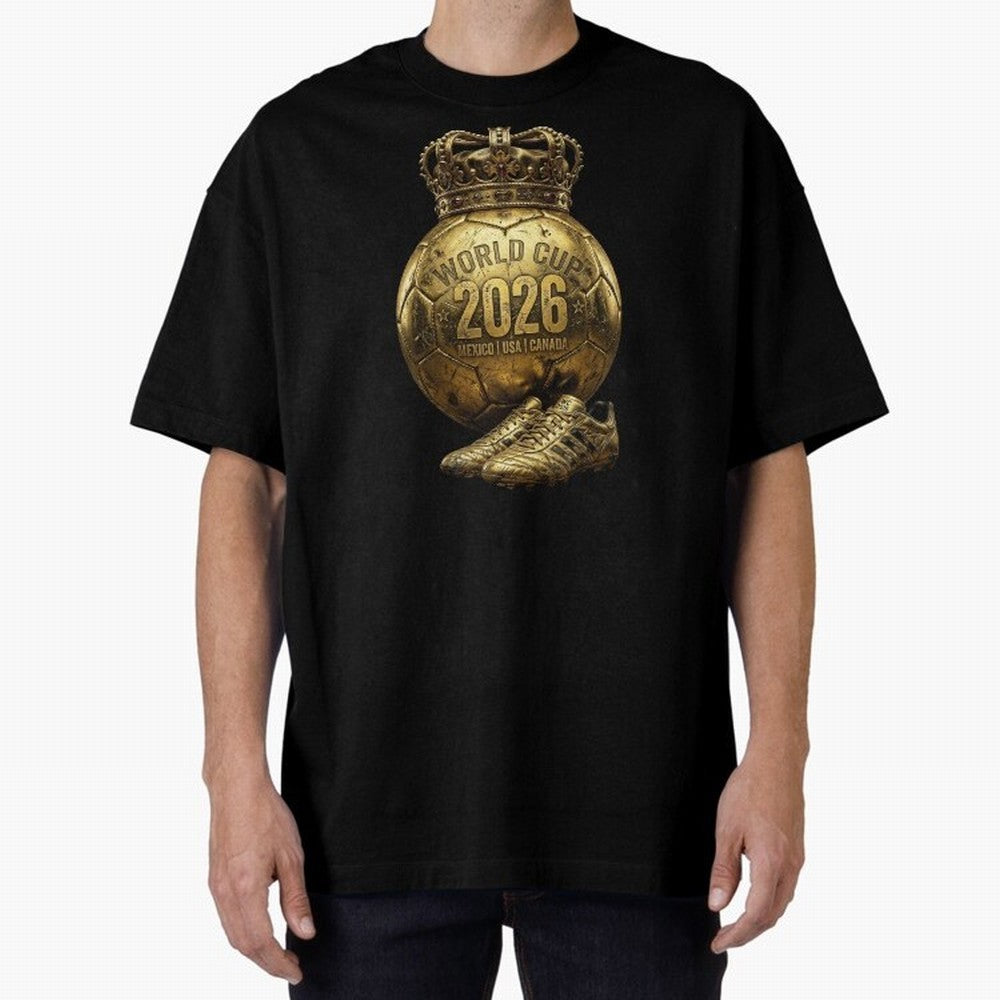 World Cup 2026 Golden Soccer Ball Crown- Mexico USA Canada Classic T-Shirt Relive FIFA World Cup 2026 Group Stage Spirit, Inspired by England and Germany, Mbappe, Stadium Chants, National Pride, Trophy Dreams and Unforgettable Football Memories;