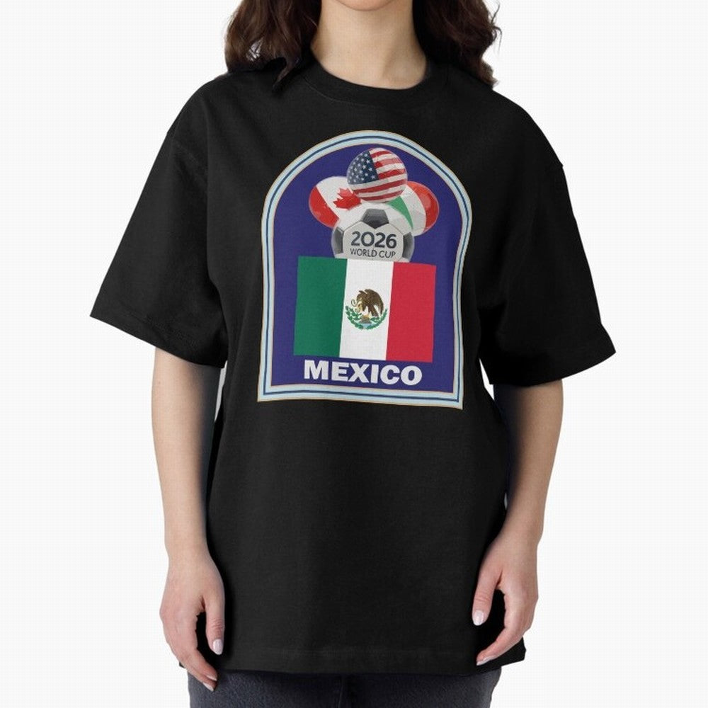 Mexico 2026 Soccer T-shirt Classic T-Shirt Celebrate Fan Favorites in FIFA World Cup 2026 USA Canada Mexico Celebrating Cristiano Ronaldo, Argentina and Brazil Energy, Classic Soccer Heritage, Championship Pressure, Fan Loyalty and International