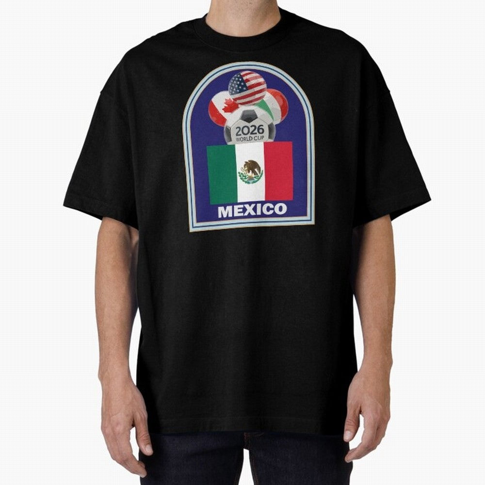 Mexico 2026 Soccer T-shirt Classic T-Shirt Celebrate Fan Favorites in FIFA World Cup 2026 USA Canada Mexico Celebrating Cristiano Ronaldo, Argentina and Brazil Energy, Classic Soccer Heritage, Championship Pressure, Fan Loyalty and International