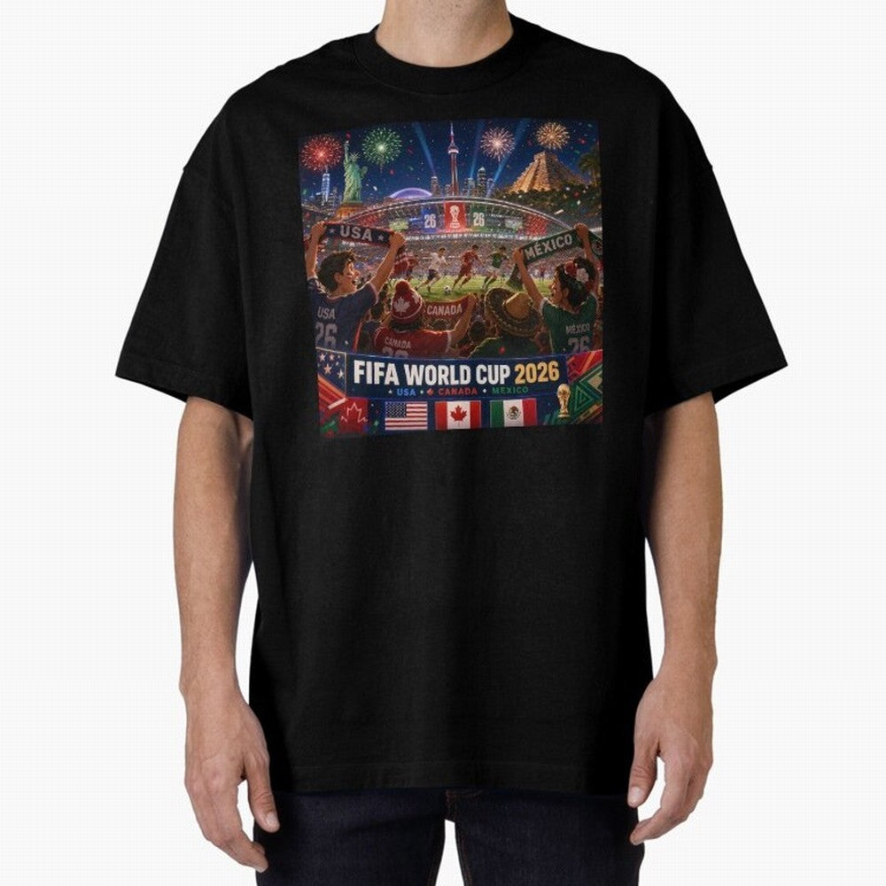 ? One Ball Three Nations 2026 #football 2026 Classic T-Shirt Live for the Drama of FIFA World Cup 2026 USA Canada Mexico Spirit, with Brazil, Portugal and Argentina, Neymar, Haaland and Cristiano Ronaldo, Stadium Memories, Football Loyalty,