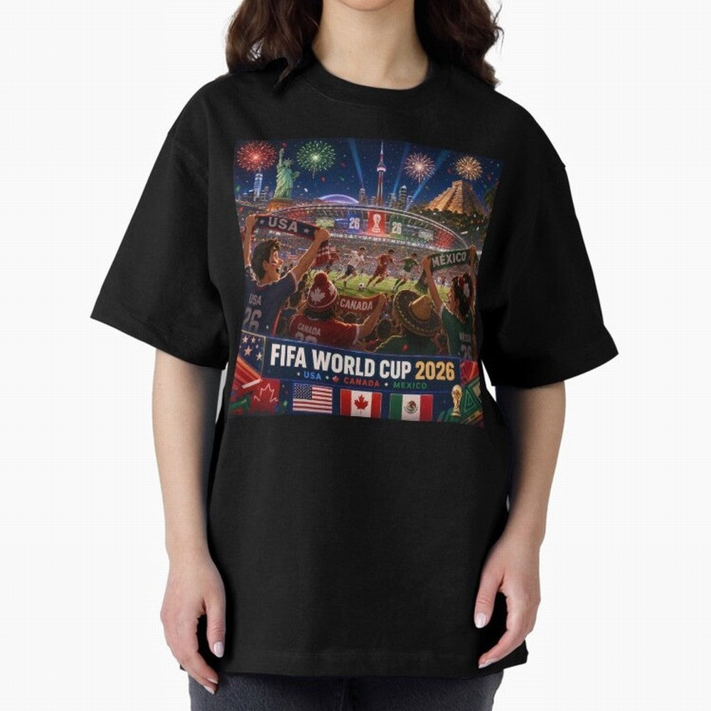 ? One Ball Three Nations 2026 #football 2026 Classic T-Shirt Live for the Drama of FIFA World Cup 2026 USA Canada Mexico Spirit, with Brazil, Portugal and Argentina, Neymar, Haaland and Cristiano Ronaldo, Stadium Memories, Football Loyalty,
