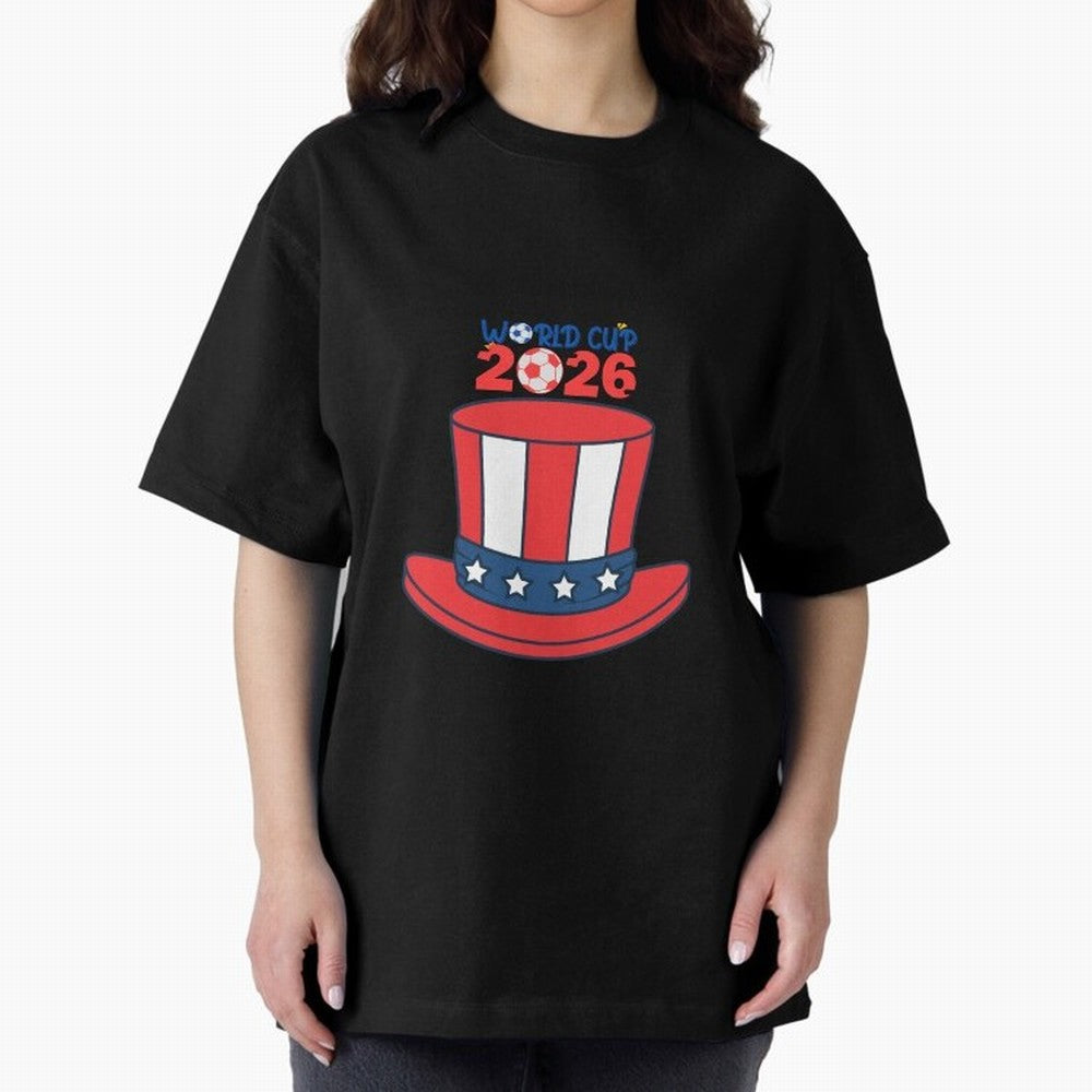 Patriotic Soccer Hat Design for FIFA World Cup 2026 Celebration Classic T-Shirt Keep the Legacy of the FIFA World Cup 2026 Group Stage Journey through Mbappe and Neymar Highlights, Brazil, Portugal and Argentina Pride, Global Supporter Spirit,