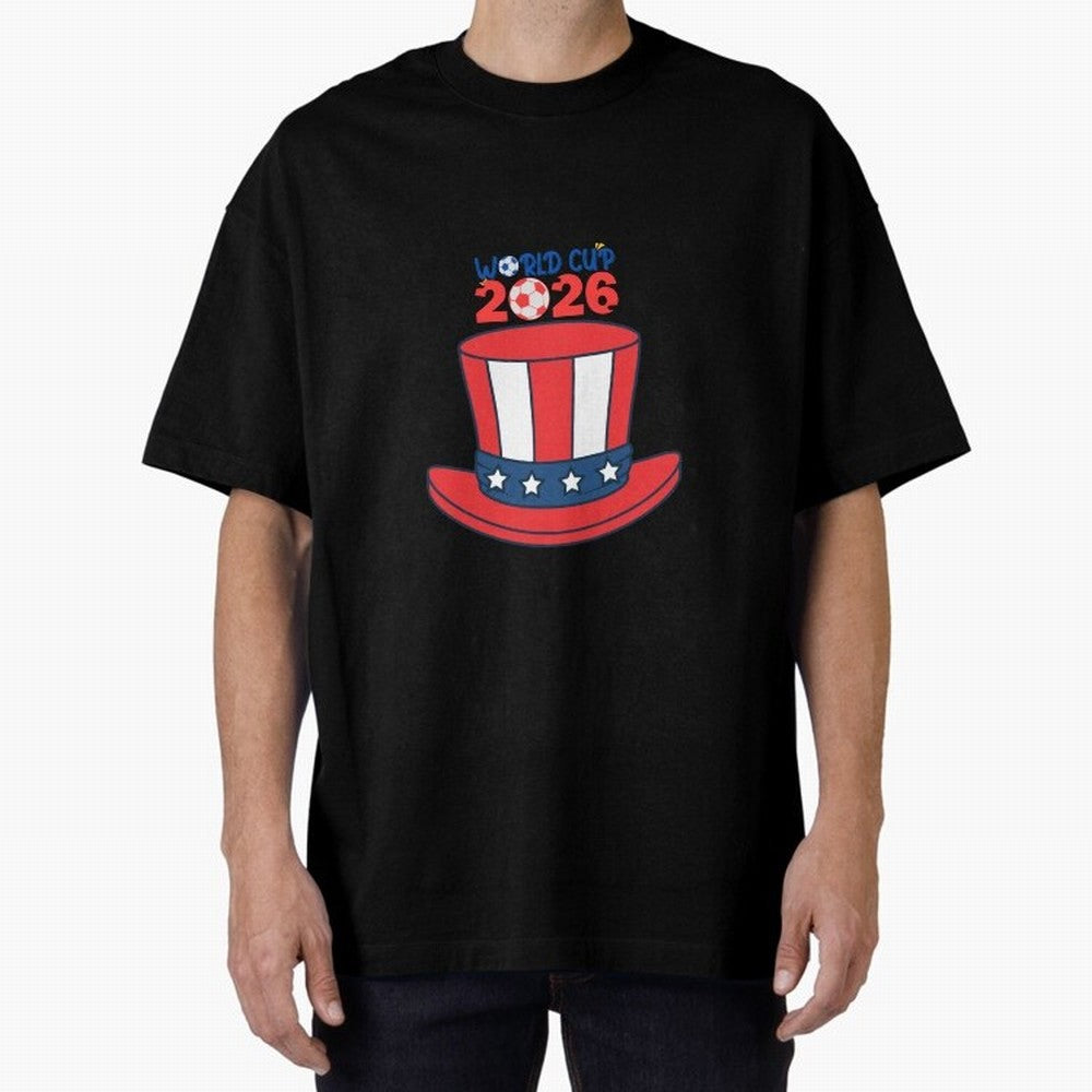Patriotic Soccer Hat Design for FIFA World Cup 2026 Celebration Classic T-Shirt Keep the Legacy of the FIFA World Cup 2026 Group Stage Journey through Mbappe and Neymar Highlights, Brazil, Portugal and Argentina Pride, Global Supporter Spirit,