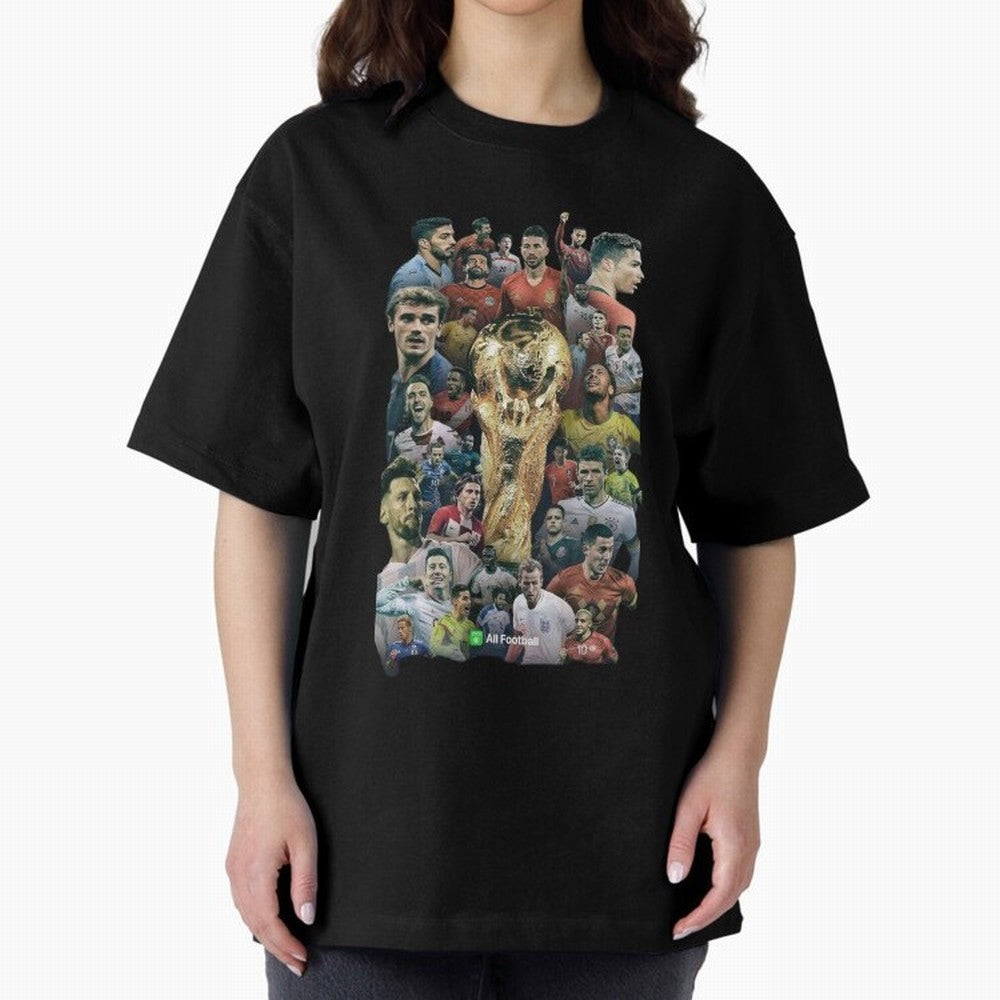 All Football Classic T-Shirt Bring World Football Passion into Match Day Hype around FIFA World Cup 2026 USA Canada Mexico, Mbappe and Neymar, France and Portugal, Game Day Rituals, Football Legends, Country Pride and the Road to the Final; Ideal