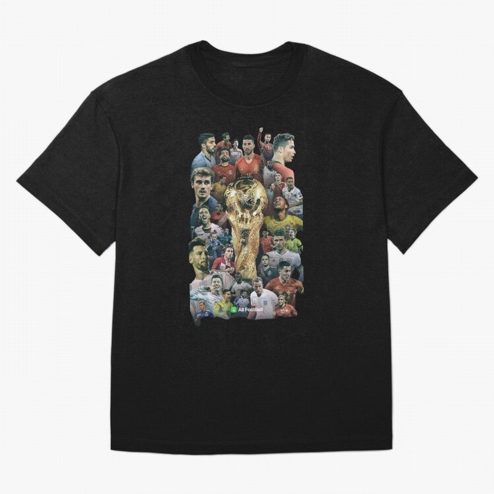 All Football Classic T-Shirt Bring World Football Passion into Match Day Hype around FIFA World Cup 2026 USA Canada Mexico, Mbappe and Neymar, France and Portugal, Game Day Rituals, Football Legends, Country Pride and the Road to the Final; Ideal