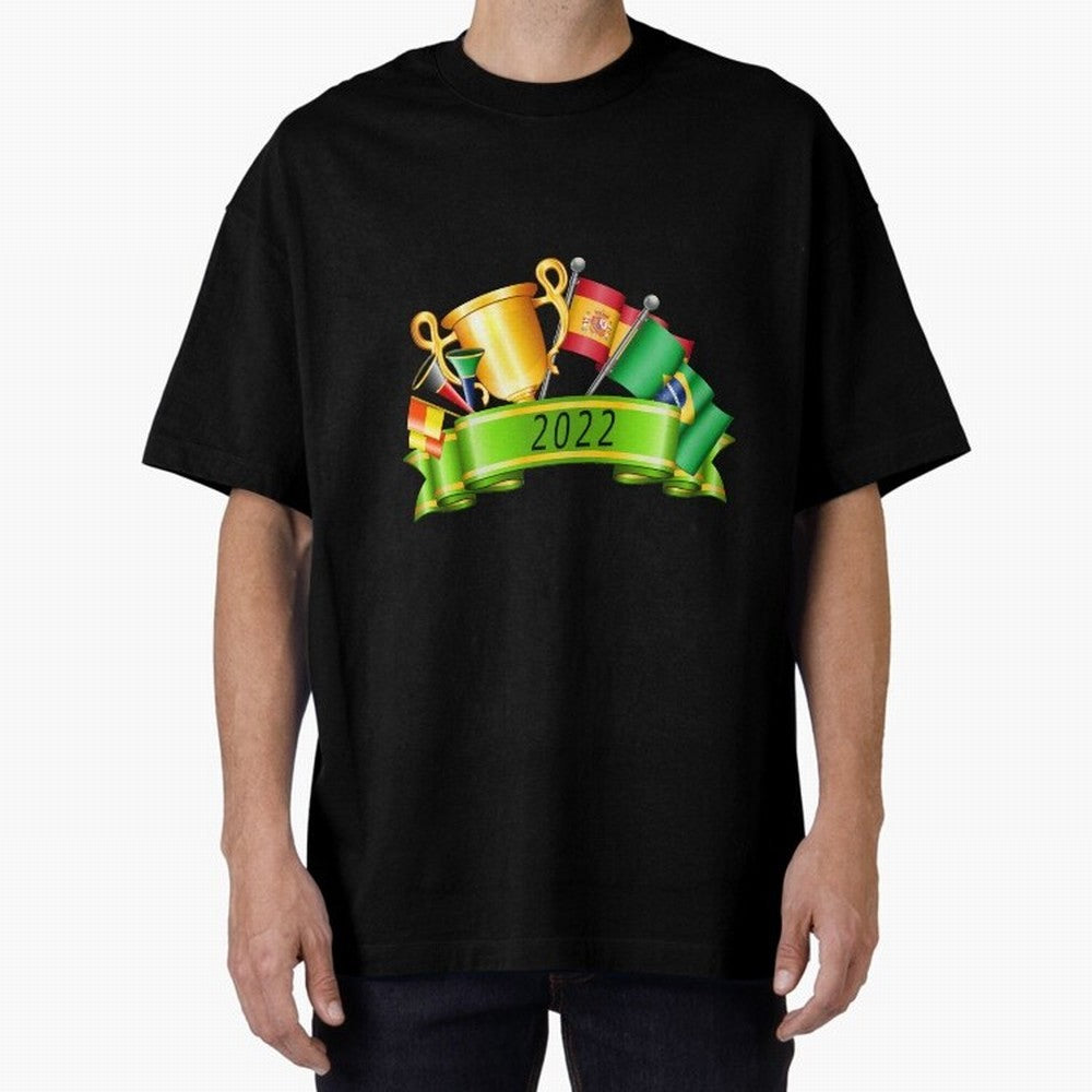World Cup 2022 Qatar Spain Brazil Classic T-Shirt Relive Legendary Nights from Global Football Passion for FIFA World Cup 2026 Group Stage, Driven by Messi, CR7 and Mbappe, Portugal, Spain and Germany, Champion Mindset, Group Stage Buzz, Knockout
