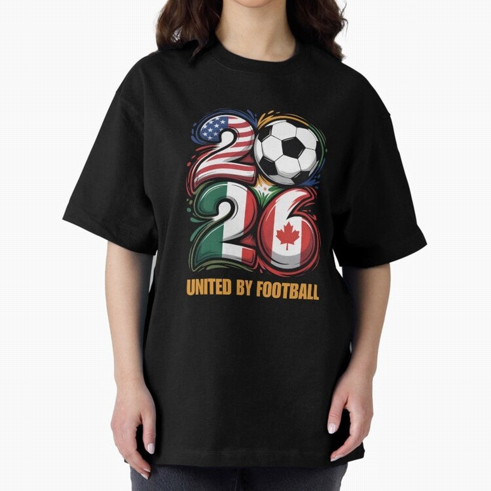United by Football Soccer Fan Gear 2026 Classic T-Shirt Show Your Tournament Heart for Match Day Hype around FIFA World Cup 2026, Messi, Germany, Fan Favorite Moments, National Team Passion, Big Match Drama and Soccer History; Ideal for Passionate