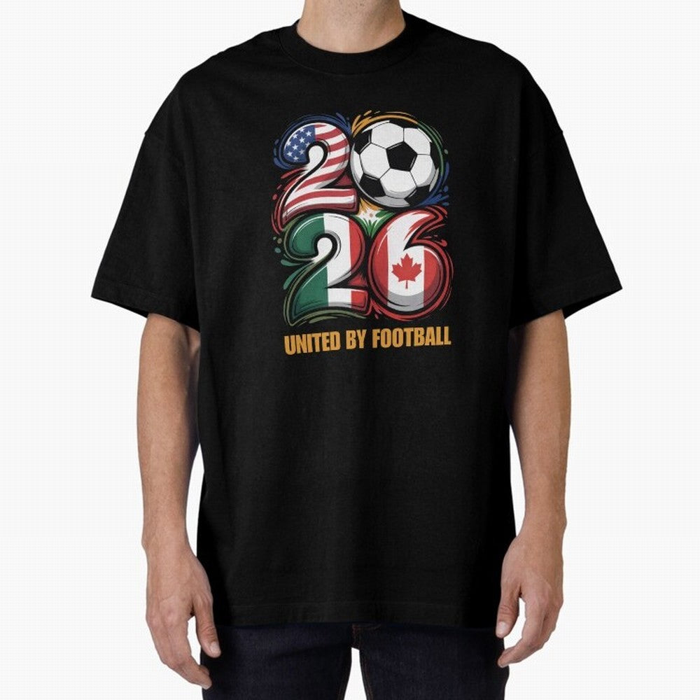 United by Football Soccer Fan Gear 2026 Classic T-Shirt Show Your Tournament Heart for Match Day Hype around FIFA World Cup 2026, Messi, Germany, Fan Favorite Moments, National Team Passion, Big Match Drama and Soccer History; Ideal for Passionate