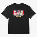 World Cup 2026 North America Flags Design ¨C USA Canada Mexico Soccer Fan Graphic Classic T-Shirt Bring International Match Energy to FIFA World Cup 2026 Celebrating Mbappe, Brazil, Portugal and Argentina Energy, Match Day Excitement, Supporter