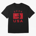 USA Soccer 2026 Player Silhouette Athletic Design Classic T-Shirt Celebrate Global Passion for Match Day Hype around FIFA World Cup 2026 USA Canada Mexico, Haaland and Mbappe, England and Germany, Global Supporter Spirit, Legendary Goals, National