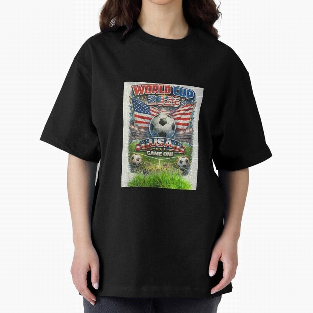 WORLD CUP FOOTBALL 2026 Classic T-Shirt Show Your Tournament Heart for FIFA World Cup 2026 Group Stage for Fans of Neymar, Haaland and Cristiano Ronaldo and Spain, Bringing Game Day Rituals, Football Legends, Country Pride and the Road to the