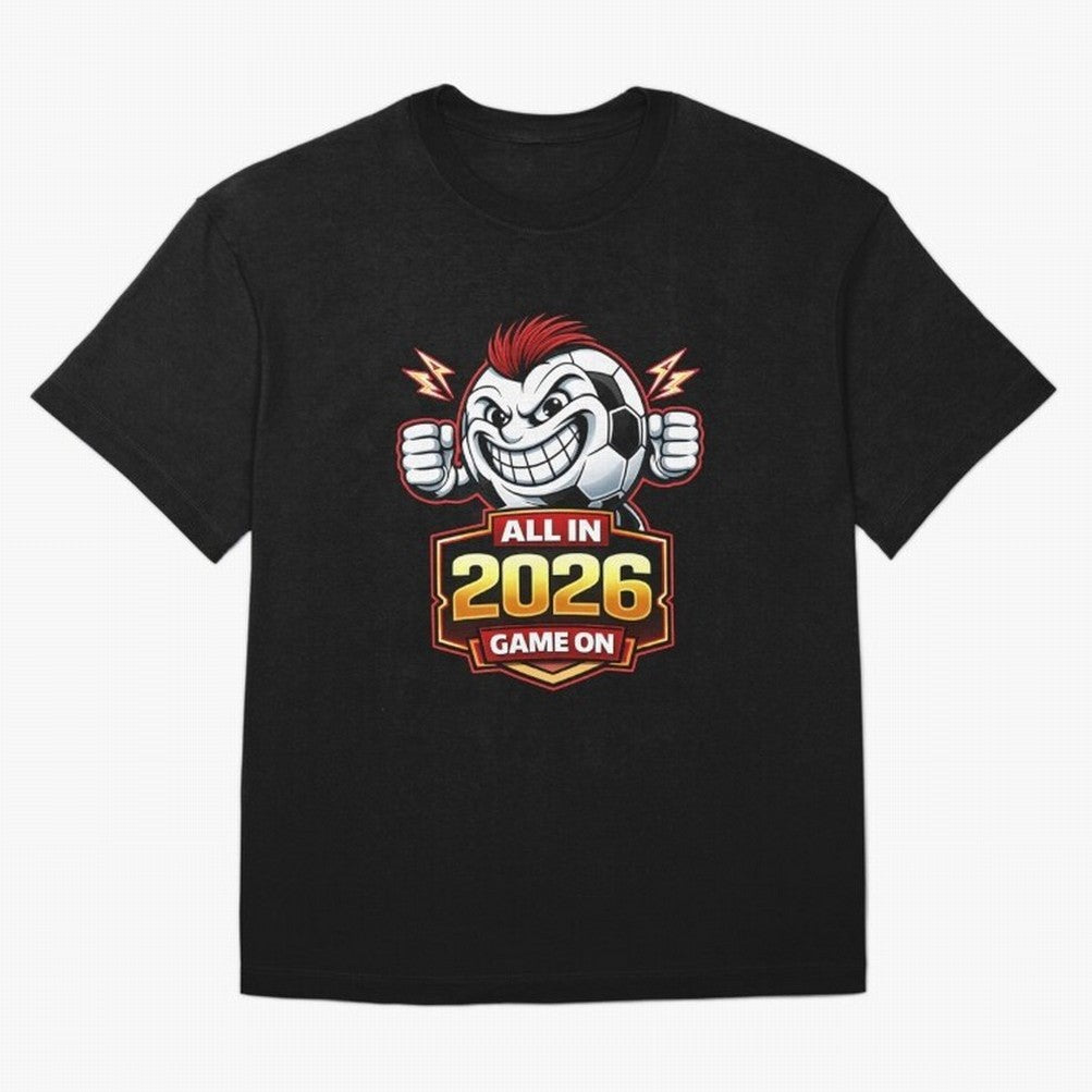 All in 2026 soccer fan design Classic T-Shirt Unlock FIFA World Cup 2026 for Fans of Mbappe and Neymar and England, France and Netherlands, Bringing Retro Football Energy, Iconic Rivalries, Trophy Chase Drama and Stadium Atmosphere; Made for